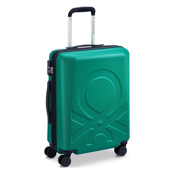 Delsey Paris x United Colors of Benetton Fabrica Juego de maletas de 4 ruedas 3 pcs.