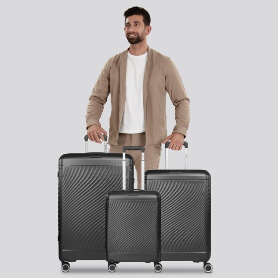 Picard Vienna 4 ruedas Juego de maletas 3 piezas con pliegue de expansión