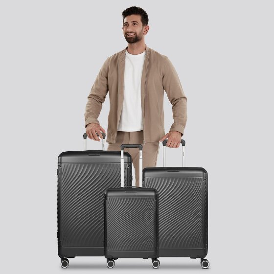 Picard Vienna 4 ruedas Juego de maletas 3 piezas con pliegue de expansión