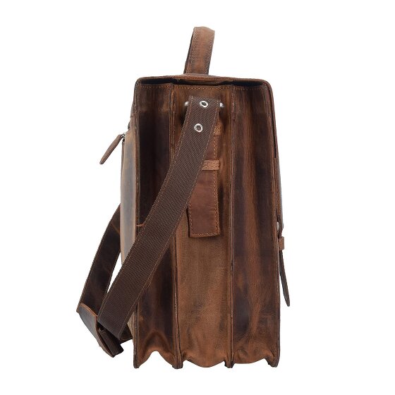 Plevier Retro Zeppelin Maletín Piel 43.5 cm Compartimento para el portátil