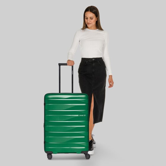 Bergpfeil Trolley de viaje de 4 ruedas M 66 cm con pliegue de expansión