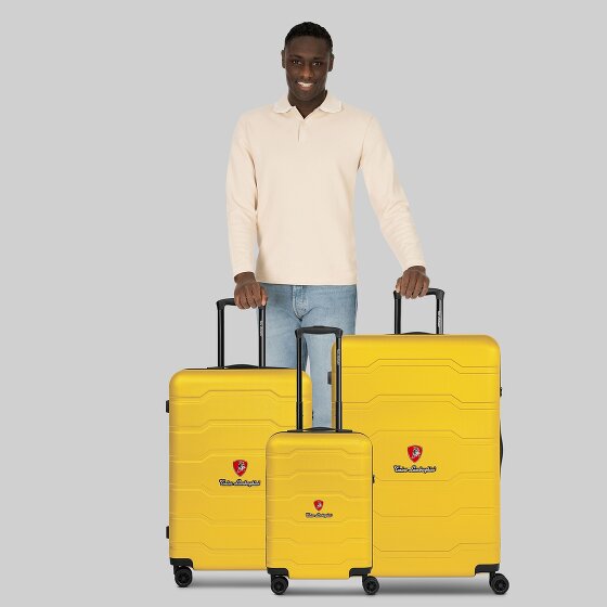 Tonino Lamborghini Bologna 4 ruedas Set de maletas 3 piezas