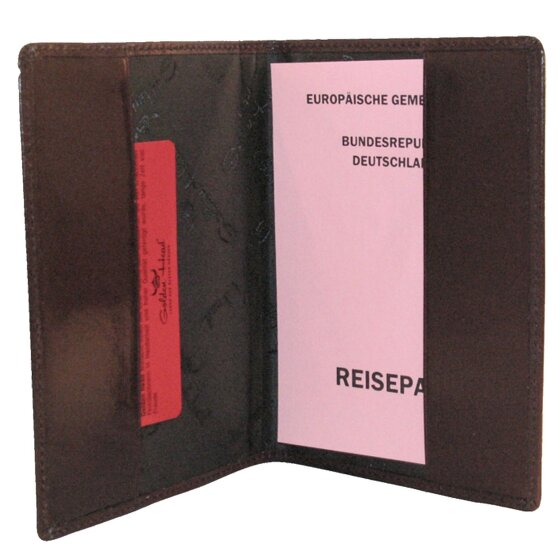 Golden Head Estuche para pasaporte de Colorado de cuero RFID de 10 cm
