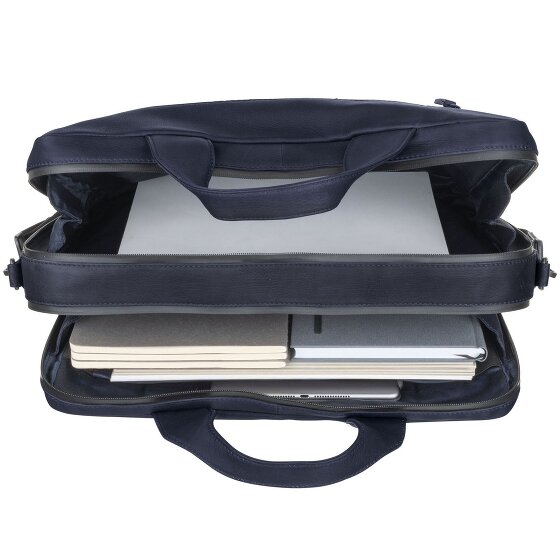 Leonhard Heyden Maletín de cuero Hague con compartimento para el portátil de 40 cm