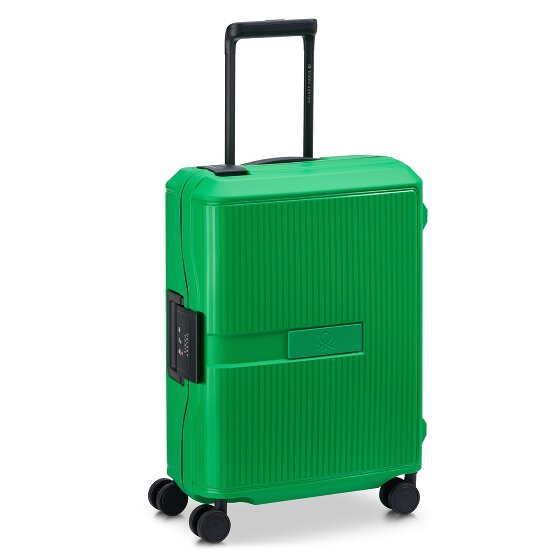 Delsey Paris x United Colors of Benetton Color Block Hardside Trolley de cabina de 4 ruedas 55 cm