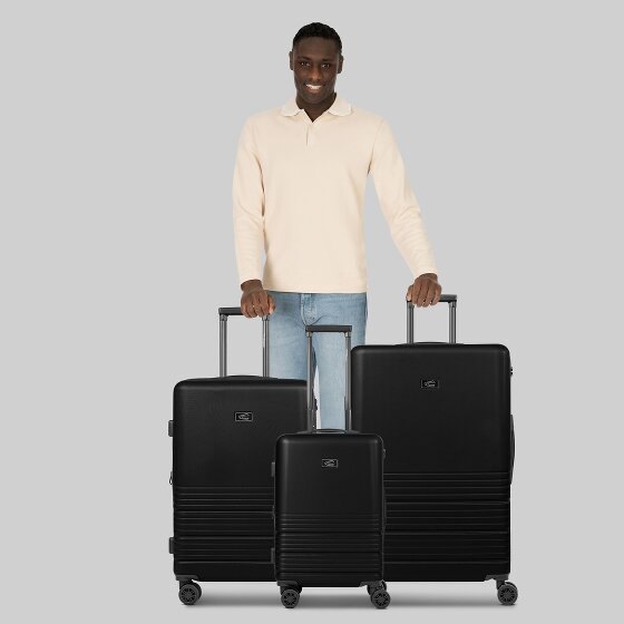 camel active Hanoi 4 ruedas Juego de maletas 3 piezas con pliegue de expansión