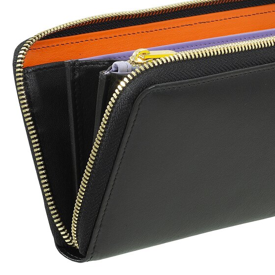 DuDu Cartera de cuero de 19 cm