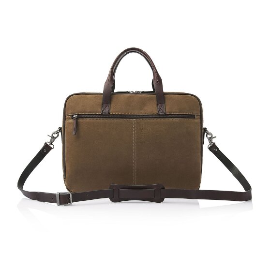 Castelijn & Beerens Nubuck Maletín Piel 41 cm Compartimento para el portátil