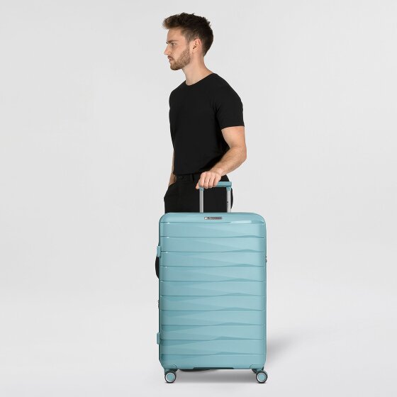 Franky London 4 ruedas Carrito L 74 cm con pliegue de expansión