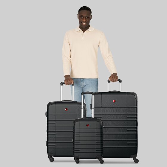 Wenger Amplar Evo 4 ruedas Juego de maletas 3 piezas con pliegue de expansión