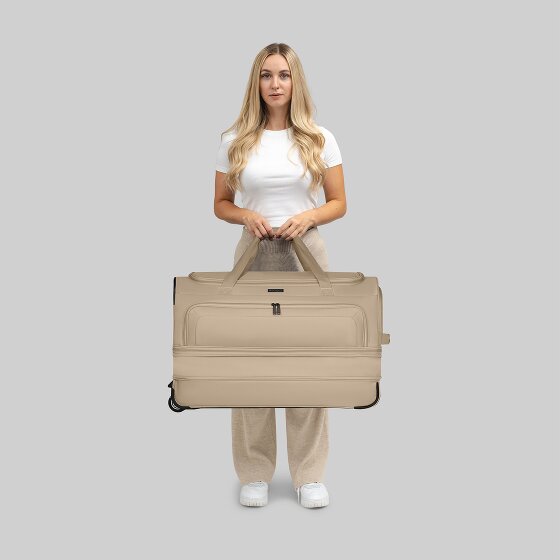 Redolz Bolsa de viaje Duffle Essentials de 2 ruedas 70 cm L con solapa de expansión