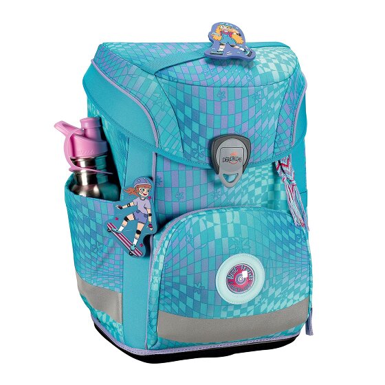 DerDieDas ErgoFlex Easy LED Juego de mochilas escolares 5 piezas