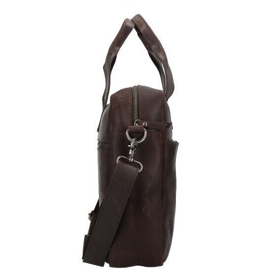 Burkely Maletín Vintage River Piel 41 cm Compartimento para portátil