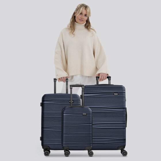 Redolz Essentials 16 3-SET 4 ruedas Set de maletas 3 piezas