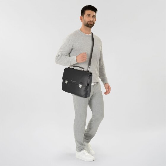 bugatti Valencia maletín RFID piel 40 cm compartimento para portátil