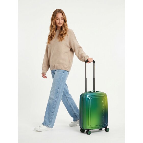 Mandarina Duck Logoduck + 4 ruedas Maletas de cabina 55 cm Con asa expansible