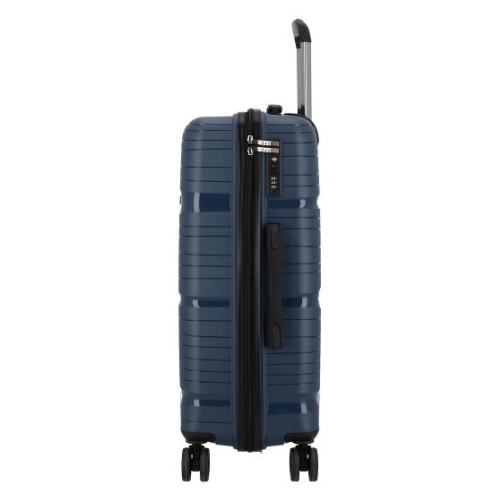 d&n Travel Line 4300 4 ruedas Juego de maletas 3 piezas