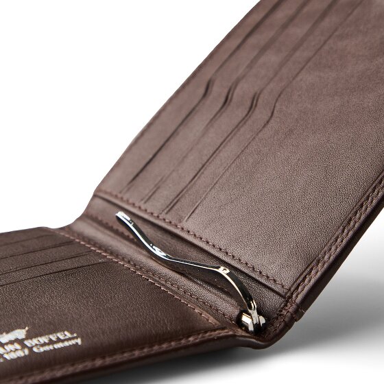 Braun Büffel Golf 3.0 Estuche para tarjetas de crédito Protección RFID Piel 9 cm