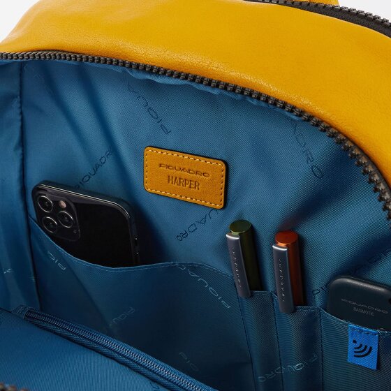 Piquadro Mochila Harper Piel RFID Compartimento para portátil de 40 cm