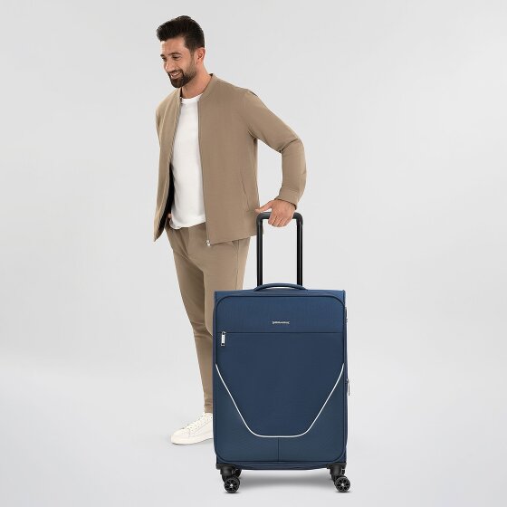 Stratic taska Trolley de 4 ruedas M 65 cm con pliegue extensible