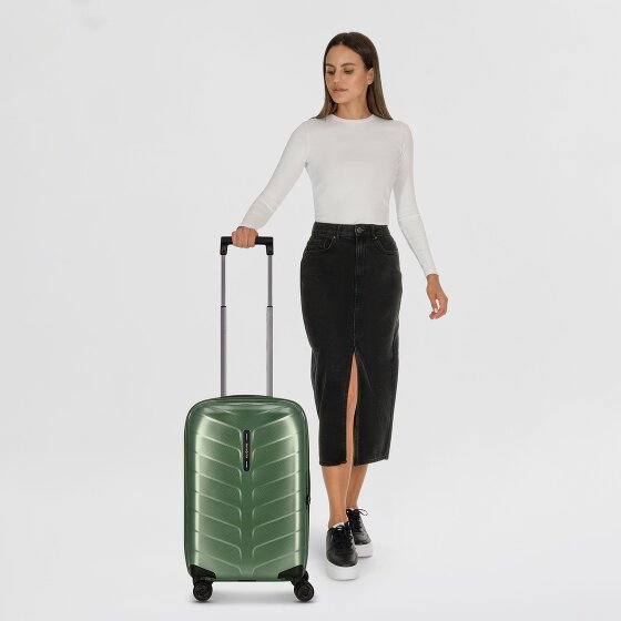 Samsonite Attrix 4 ruedas Carro de la cabina 55 cm con pliegue de expansión