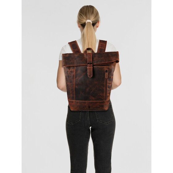 Jack Kinsky Baltimore 15 Mochila de negocios Piel 43 cm Compartimento para el portátil