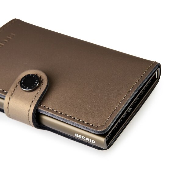 Secrid Miniwallet Estuche para tarjetas de crédito Protección RFID Piel 10 cm