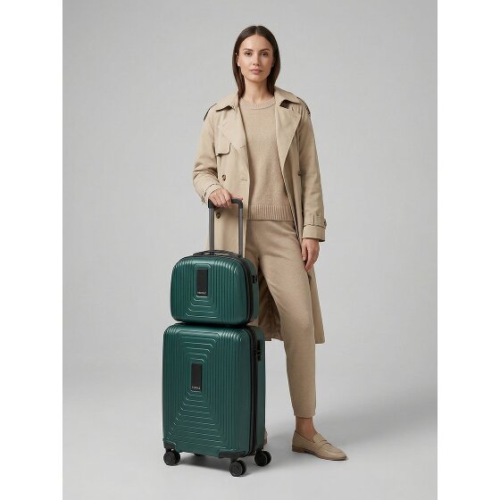 Redolz Juego de maletas Essentials 14 2 pzs. trolley de cabina con plegado extensible y neceser