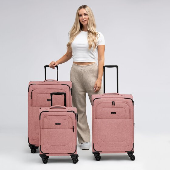 Redolz Essentials 12 THREE SET 4 ruedas Set de maletas 3 piezas Con fuelle expandible