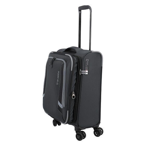 Travelite Corsiica 4 ruedas Carro de la cabina S 55 cm con pliegue de expansión