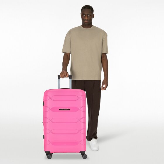 Polestream Strz by Asteroid 4 ruedas Carrito L 74 cm con pliegue de expansión