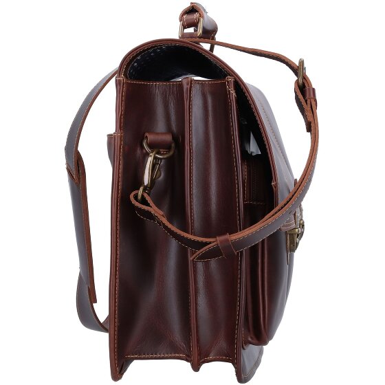 Buckle & Seam Nevada maletín de cuero 42 cm compartimento para portátil