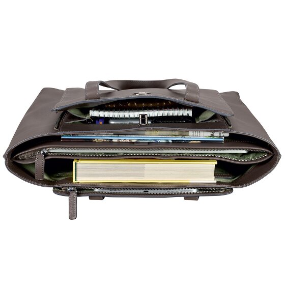 Leonhard Heyden Nizza Bolsa de compras Piel 40 cm