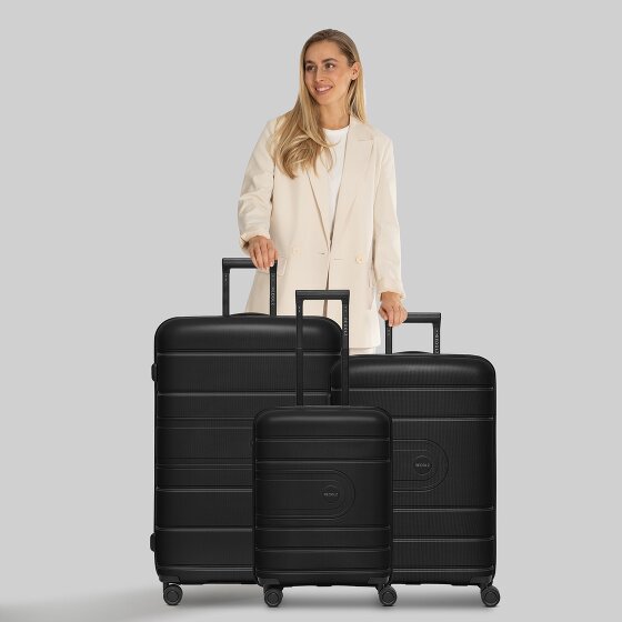 Redolz Essentials 11 4 ruedas Juego de maletas 3 piezas con pliegue de expansión