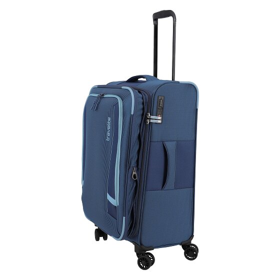 Travelite Corsiica 4 ruedas Carrito M 67 cm con pliegue de expansión