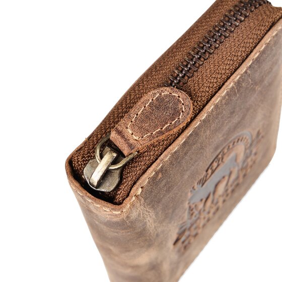 Greenburry Huntsman Cartera Bloqueo RFID Piel natural 10 cm
