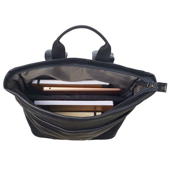 Leonhard Heyden Mochila Hamburgo Piel 46 cm Compartimento para portátil