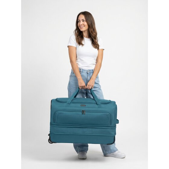 Redolz Bolsa de viaje Duffle Essentials de 2 ruedas 70 cm L con solapa de expansión