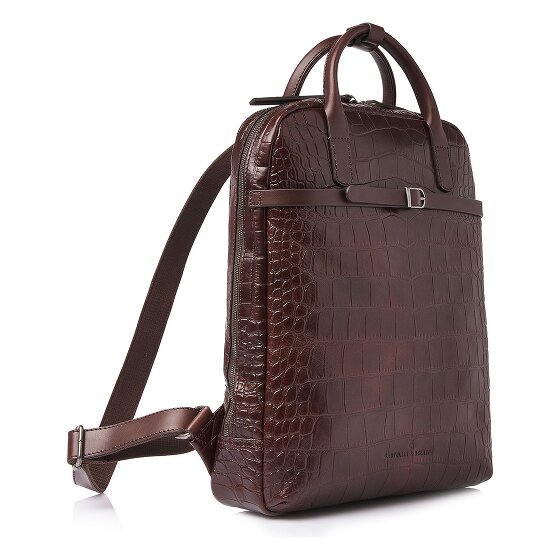 Castelijn & Beerens Emma Mochila de día Protección RFID Piel 41 cm Compartimento para el portátil