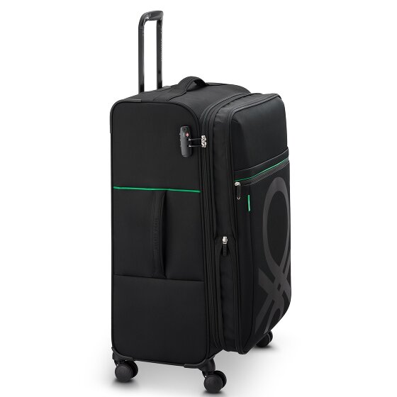 Delsey Paris x United Colors of Benetton Colour Block Trolley de 4 ruedas 77cm con pliegue de expansión