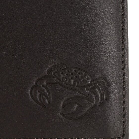 oxmox Leather Cartera Bloqueo RFID Piel natural 10 cm