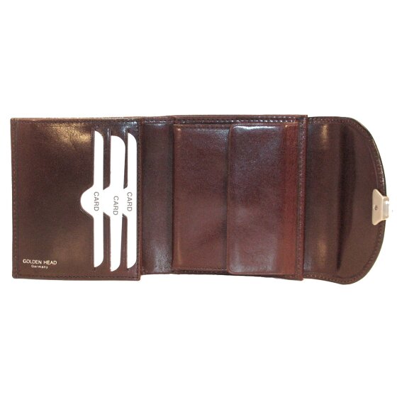 Golden Head Cartera Colorado de cuero RFID 12 cm