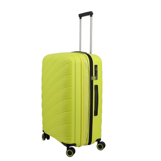 Travelite Burano 4 ruedas Juego de maletas 3 piezas con pliegue de expansión