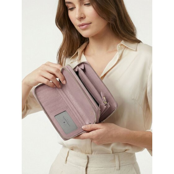 Lazarotti Billetero Bologna Piel XL Doble Cremallera RFID 20 cm