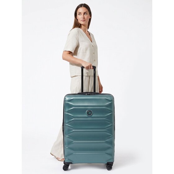 Delsey Paris Meteor 4 ruedas Trolley L 78 cm Con asa expansible