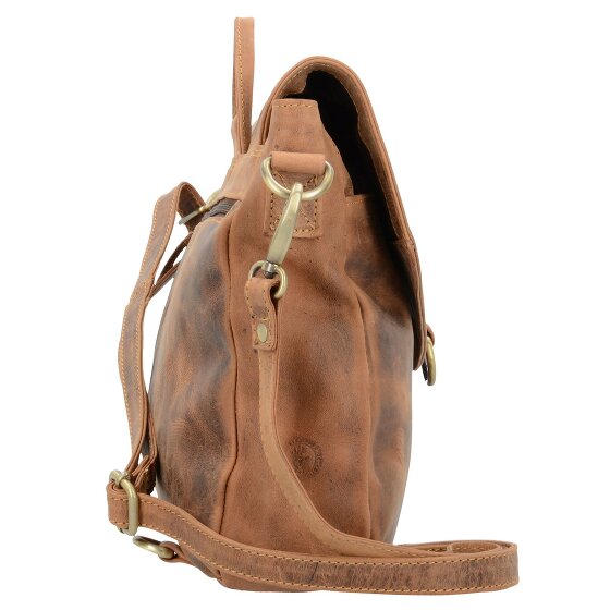 Greenburry Vintage maletín bandolera mochila de cuero 35 cm