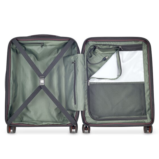 Delsey Paris Carro de cabina de 4 ruedas Cactus Slim Line 55 cm