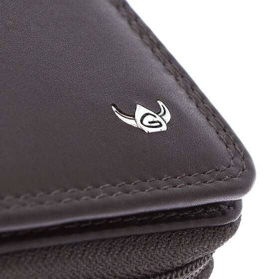 Golden Head Polo Cartera Bloqueo RFID Piel natural 11.5 cm