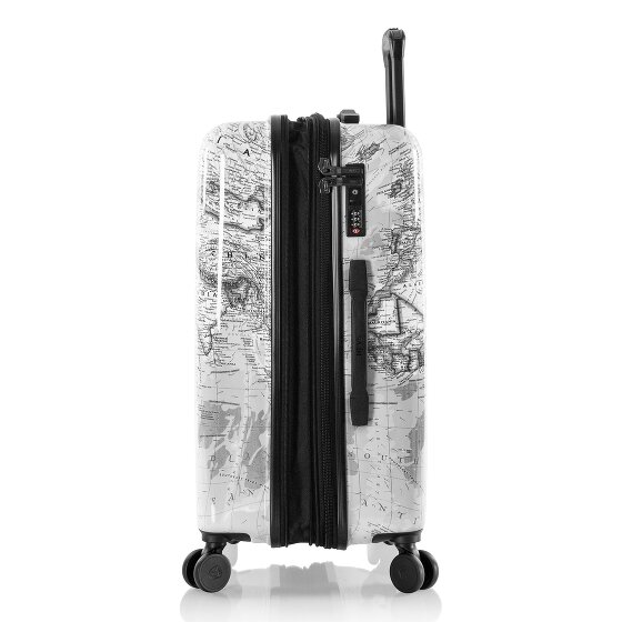 Heys Black Camo 4 ruedas Carrito M 66 cm con pliegue de expansión
