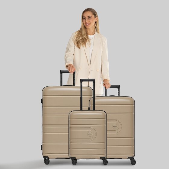 Redolz Essentials 11 4 ruedas Juego de maletas 3 piezas con pliegue de expansión